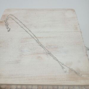 Givenchy Silver-tone Crystal Necklace